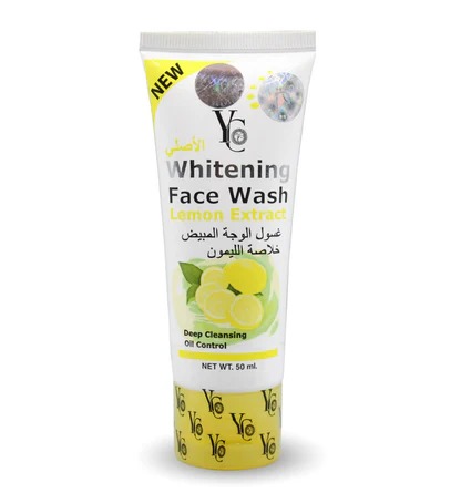Picture of International Thailand product skin care  Y C Lemon extract face wash used for male female - 50 ml