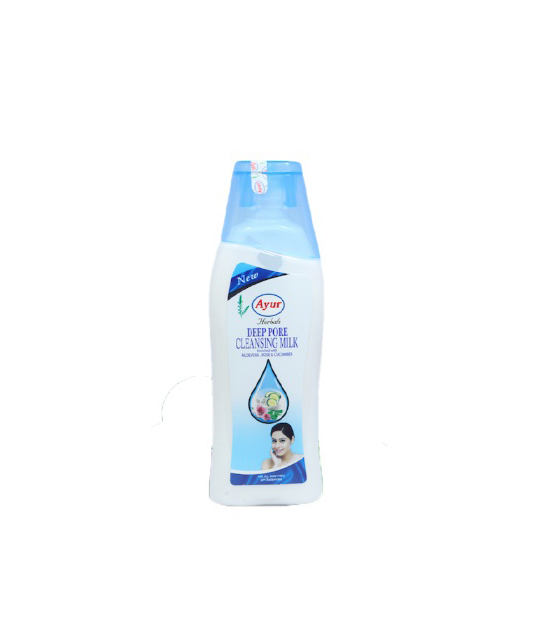 Picture of Indian product Skin care Ayur deep pore cleansing milk facial cleanser used for male female - 200 ml