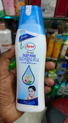 Picture of Indian product Skin care Ayur deep pore cleansing milk facial cleanser used for male female - 200 ml