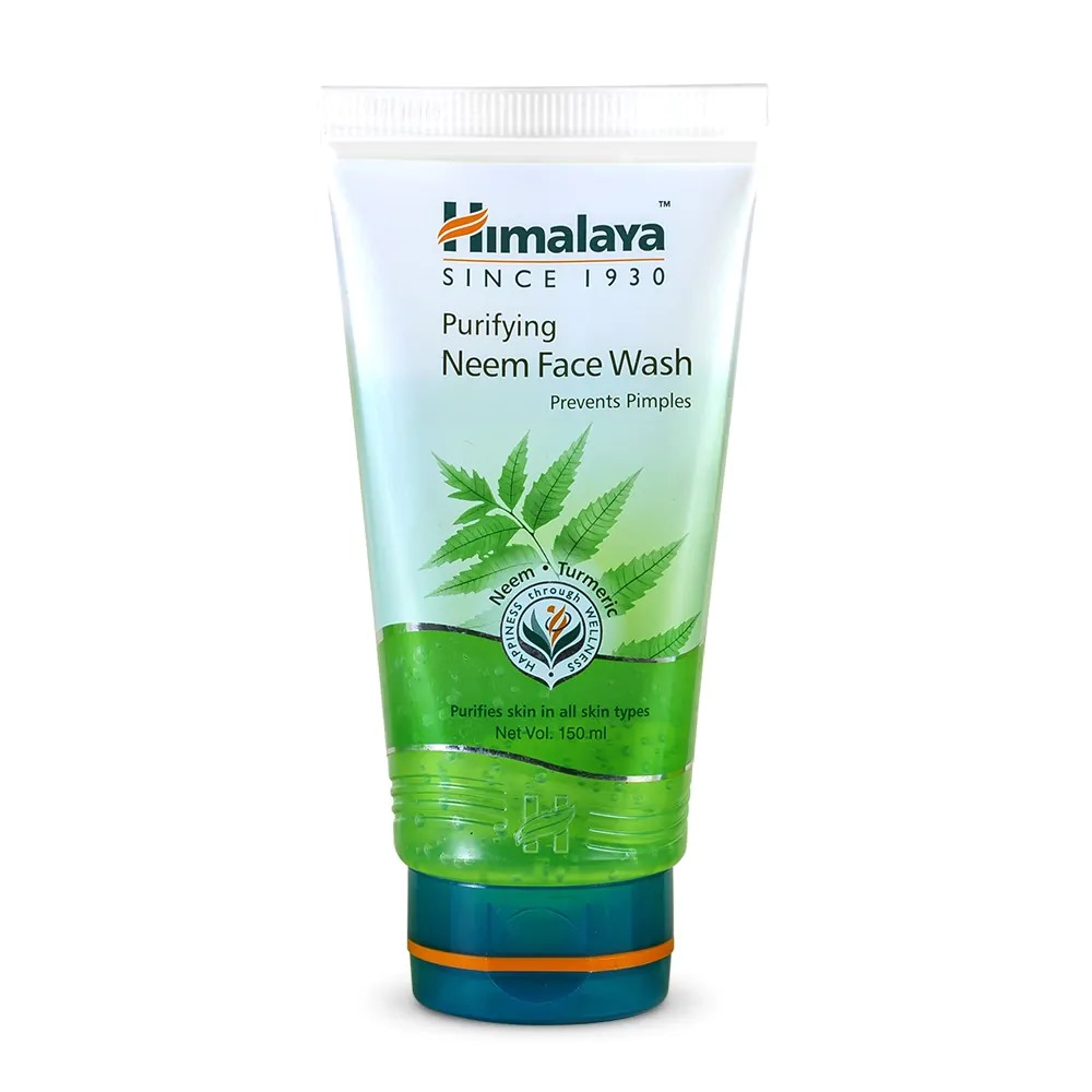 Picture of Indian product skin care Hima laya Purifying Neem face wash used for male female - 150 ml