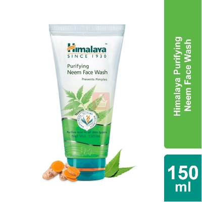 Picture of Indian product skin care Hima laya Purifying Neem face wash used for male female - 150 ml