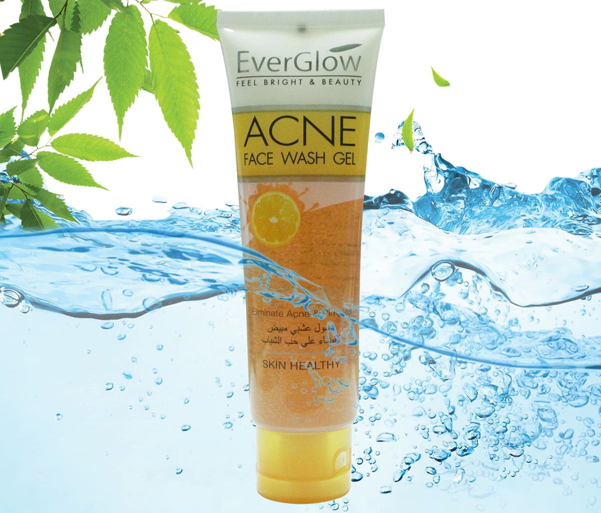 Picture of International Thailand product skin care EverG low Acne face wash gel used for male female - 100 ml