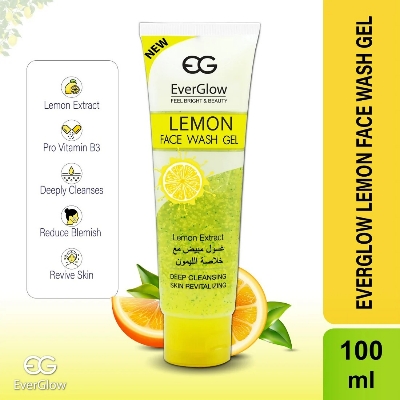 Picture of International Thailand product skin care Eve rGlow lemon face wash gel used for male female - 100 ml