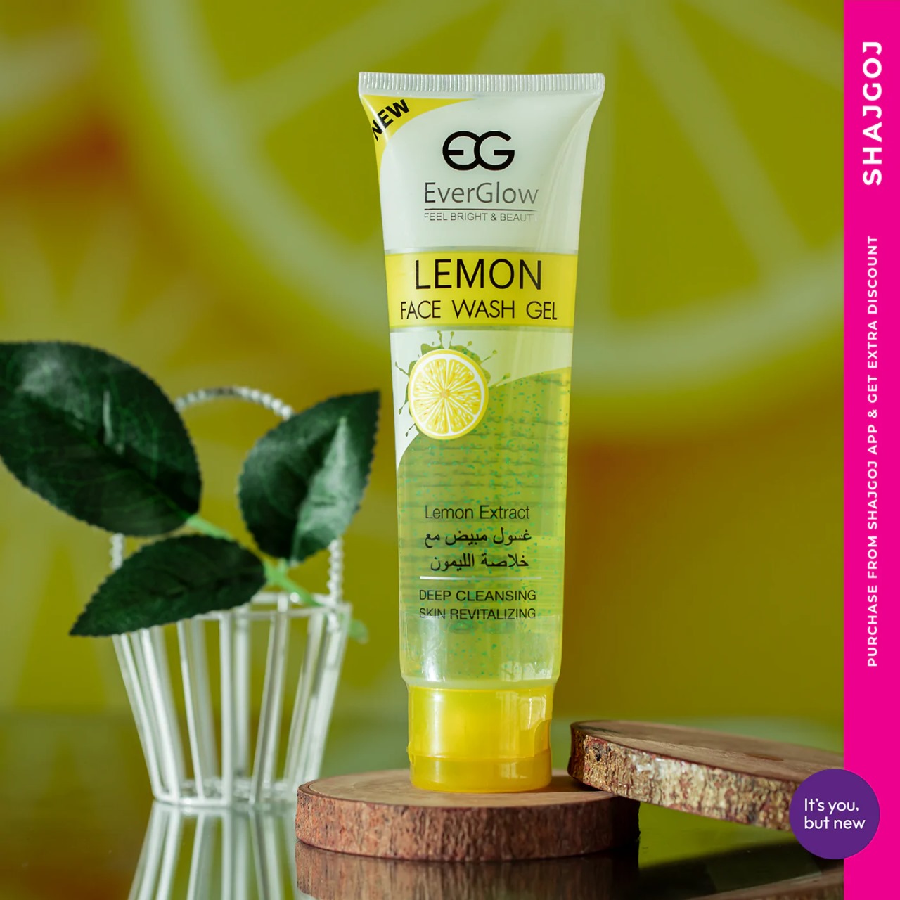 Picture of International Thailand product skin care Eve rGlow lemon face wash gel used for male female - 100 ml
