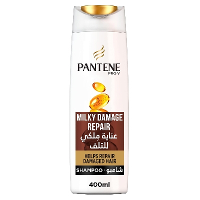 Picture of International UAE product Hair care Pan tene Shampoo milky damage repair used for male/ female - 400 ml