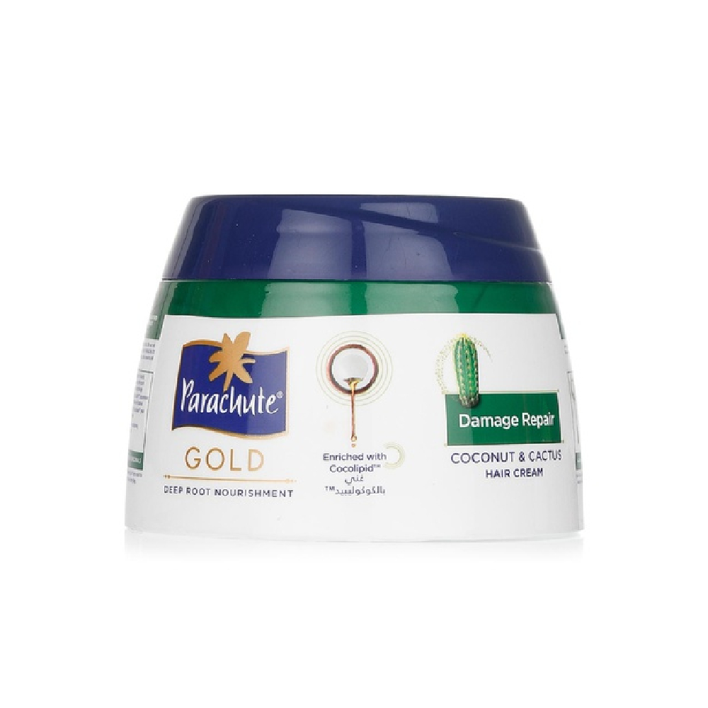 Picture of International Indian product Parachute Gold Damage Repair Hair cream used for male/ female 1 Piece- 140 ml
