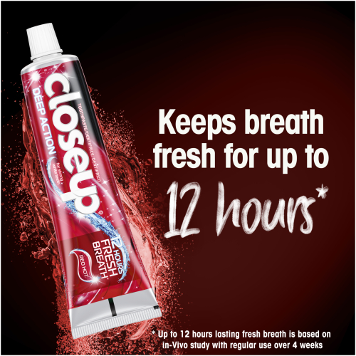 Picture of International Vietnam product Tooth care Cl oseup Deep action red hpt toothpaste used for male female - 100 gm