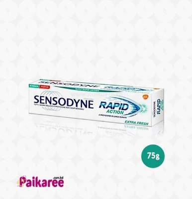 Picture of International Ireland product Tooth care  Rapide action toothpaste used for male female - 75 ml