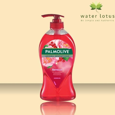 Picture of Body care International Thailand product Palmolive Shower Gel Aroma Sensation Red color used for male/female - 750 ml