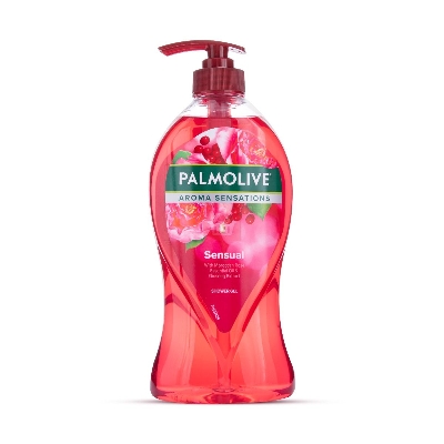 Picture of Body care International Thailand product Palmolive Shower Gel Aroma Sensation Red color used for male/female - 750 ml