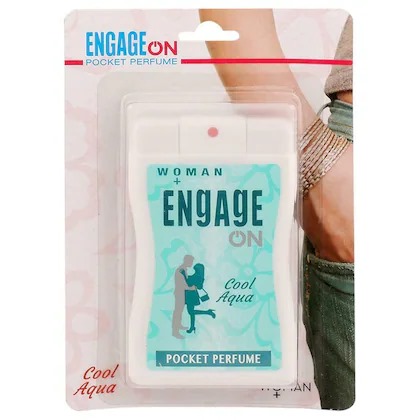 Picture of Indian product Pocket perfume  ON Cool Aqua used for female - 18 ml