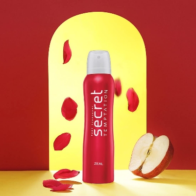 Picture of Indian Product Body spray Secret temptation Zeal used for female - 150 ml