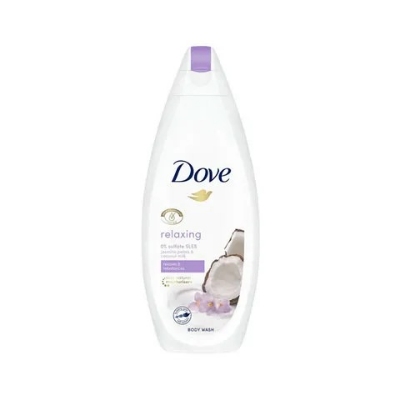 Picture of International NETHERLANDS product Skin care Dove Relaxing shower gel body wash used for male/ female - 500 ml