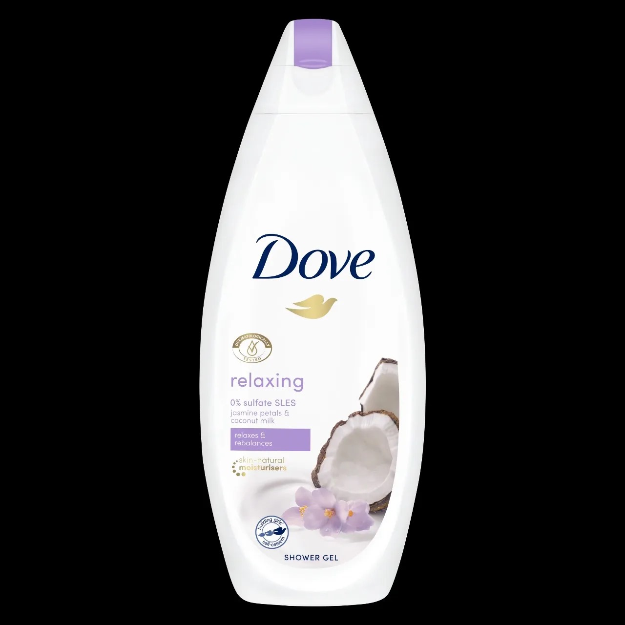 Picture of International NETHERLANDS product Skin care Dove Relaxing shower gel body wash used for male/ female - 500 ml