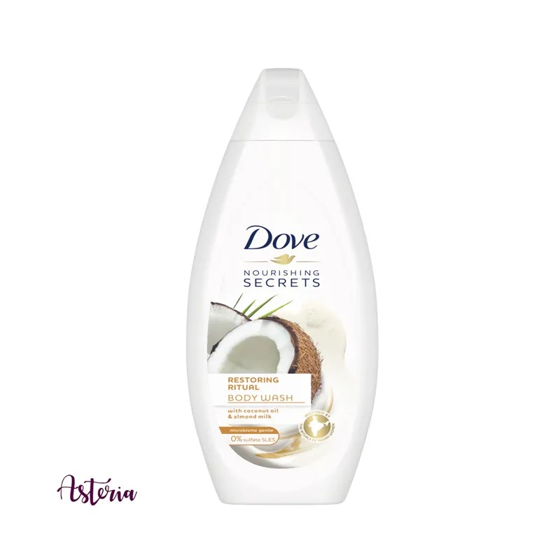 Picture of International NETHERLANDS product Skin care Dove RESTORING RITUAL shower gel body wash used for male/ female - 500 ml
