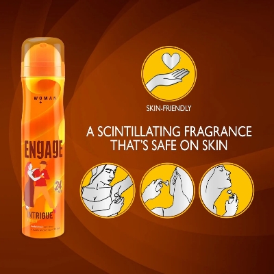 Picture of Indian product Body spray Intrigue used for female - 150 ml