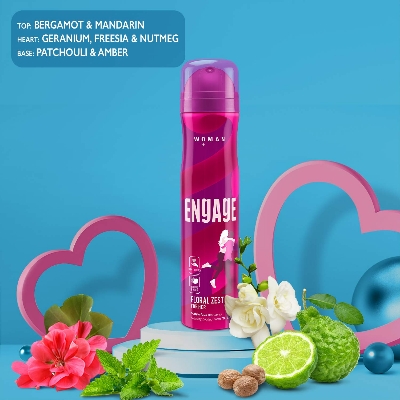 Picture of Indian product Body spray  Floral Zest used for female - 150 ml