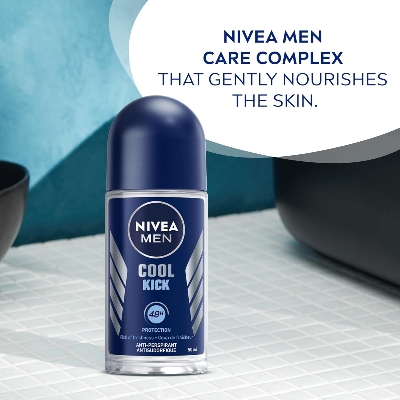 Picture of International Germany product Deodorant Roll on NIVEA MEN Cool Kick used for male - 50 ml