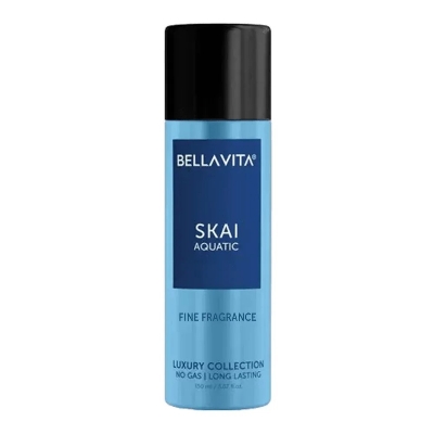 Picture of Indian product Bellavita skai aquatic body spray used for male - 150 ml