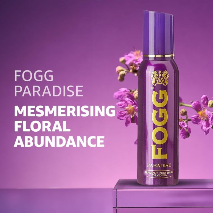 Picture of Indian product Body Spray FOGG Paradise used for female - 120 ml