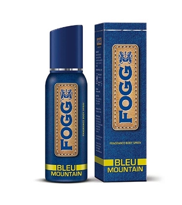 Picture of Indian product Body spray Fogg Bleu Mountain used for male female - 120 ml