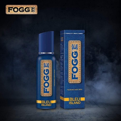 Picture of Indian product Body spray Fogg Bleu Island used for male female - 120 ml