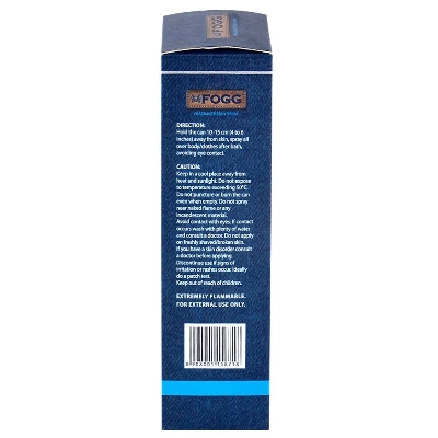 Picture of Indian product Body spray Fogg Bleu Skies used for male female - 120 ml