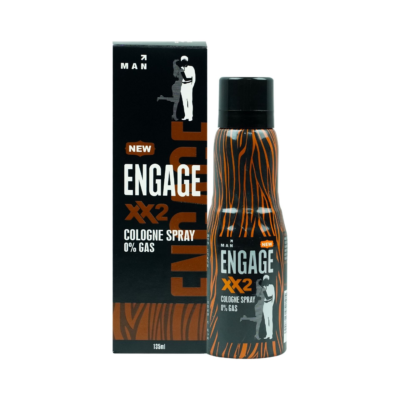 Picture of Indian product Body perfume Engage XX2 Cologne spray 0% gas used for male - 135 ml
