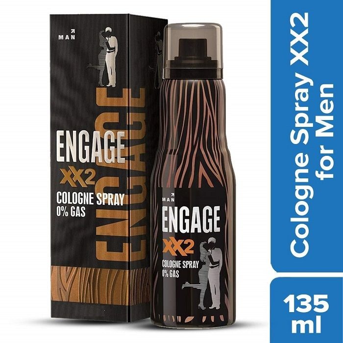 Picture of Indian product Body perfume Engage XX2 Cologne spray 0% gas used for male - 135 ml