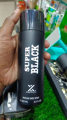 Picture of International European product Body spray Creation super Black used for male - 200 ml