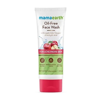 Picture of Indian product skin care Mamaearth Oil free face wash used for male female - 100 ml