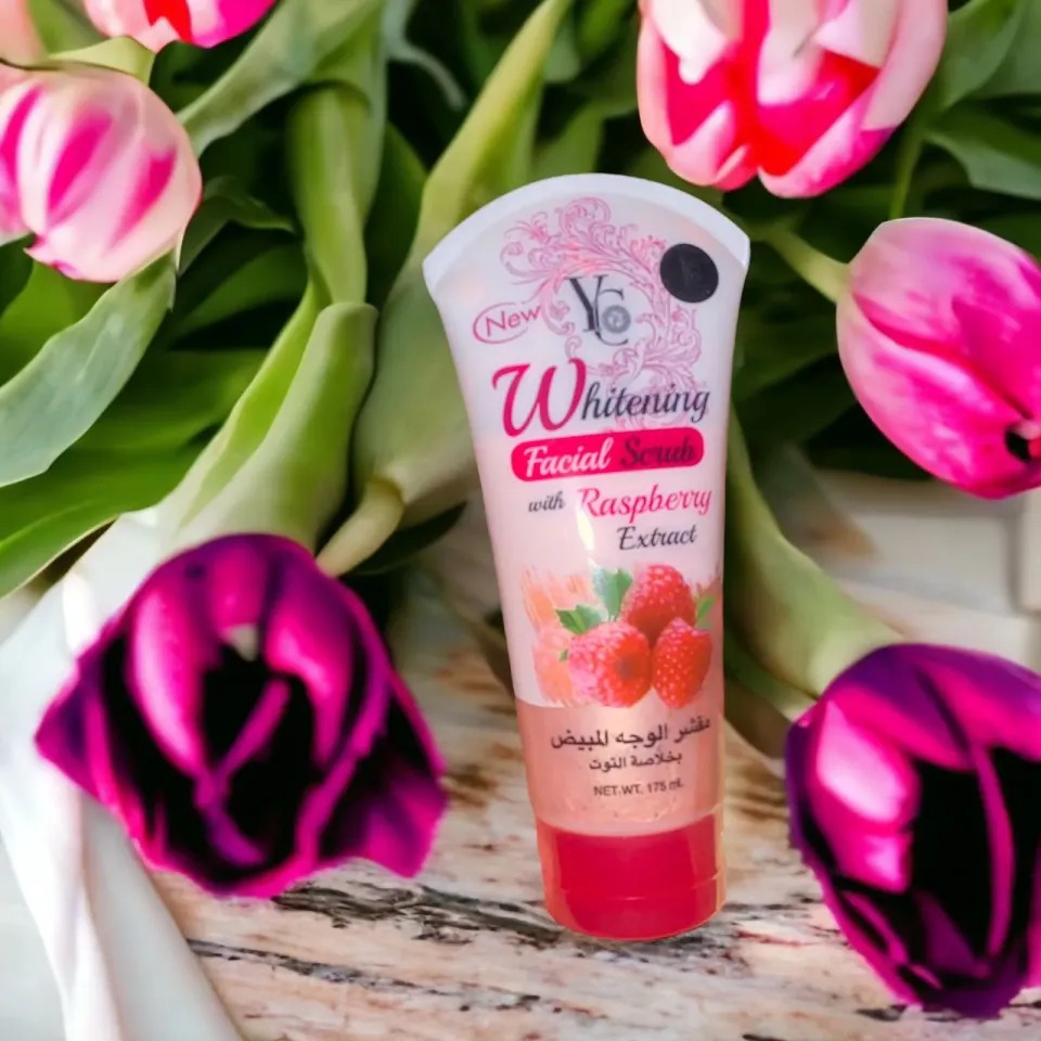 Picture of International Thailand product Skin care YC Whitening Raspberry Extract face Scrub used for male/female - 175 ml