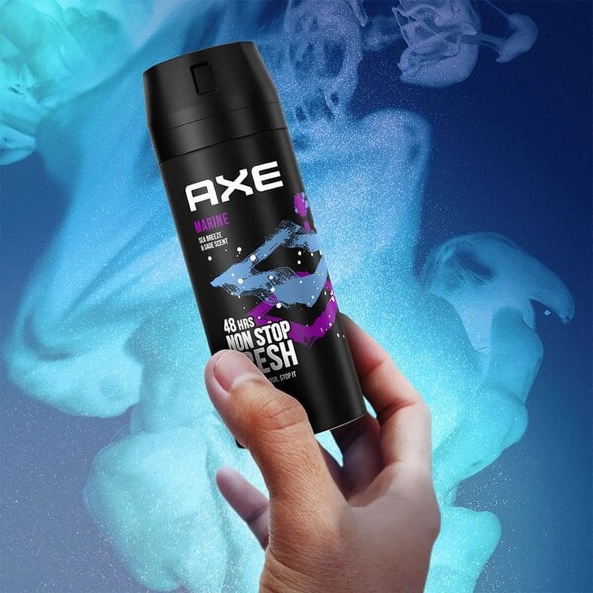 Picture of International European product Body spray AXE Marine used for male - 150 ml