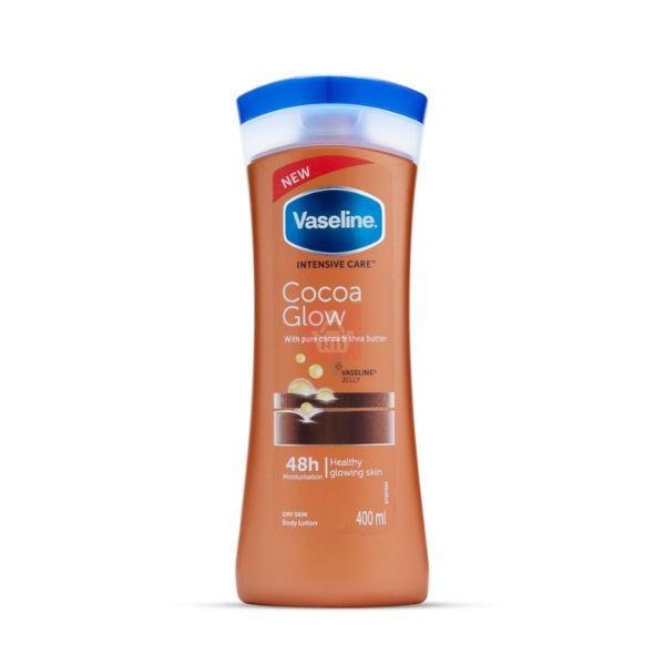 Picture of Any season used International South African Product Vaseline Lotion Cocoa glow chocolate color for male / female - 400 ml