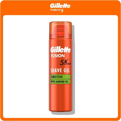 Picture of Men's care International Uk product Gillette fusion 5 Moisturising with cocoa butter/ almond oil  5x  - 200 ml