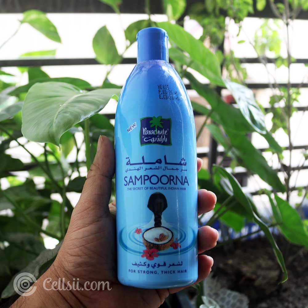 Picture of Indian product Hair care Sampoorna hair oil used for male female - 300 ml