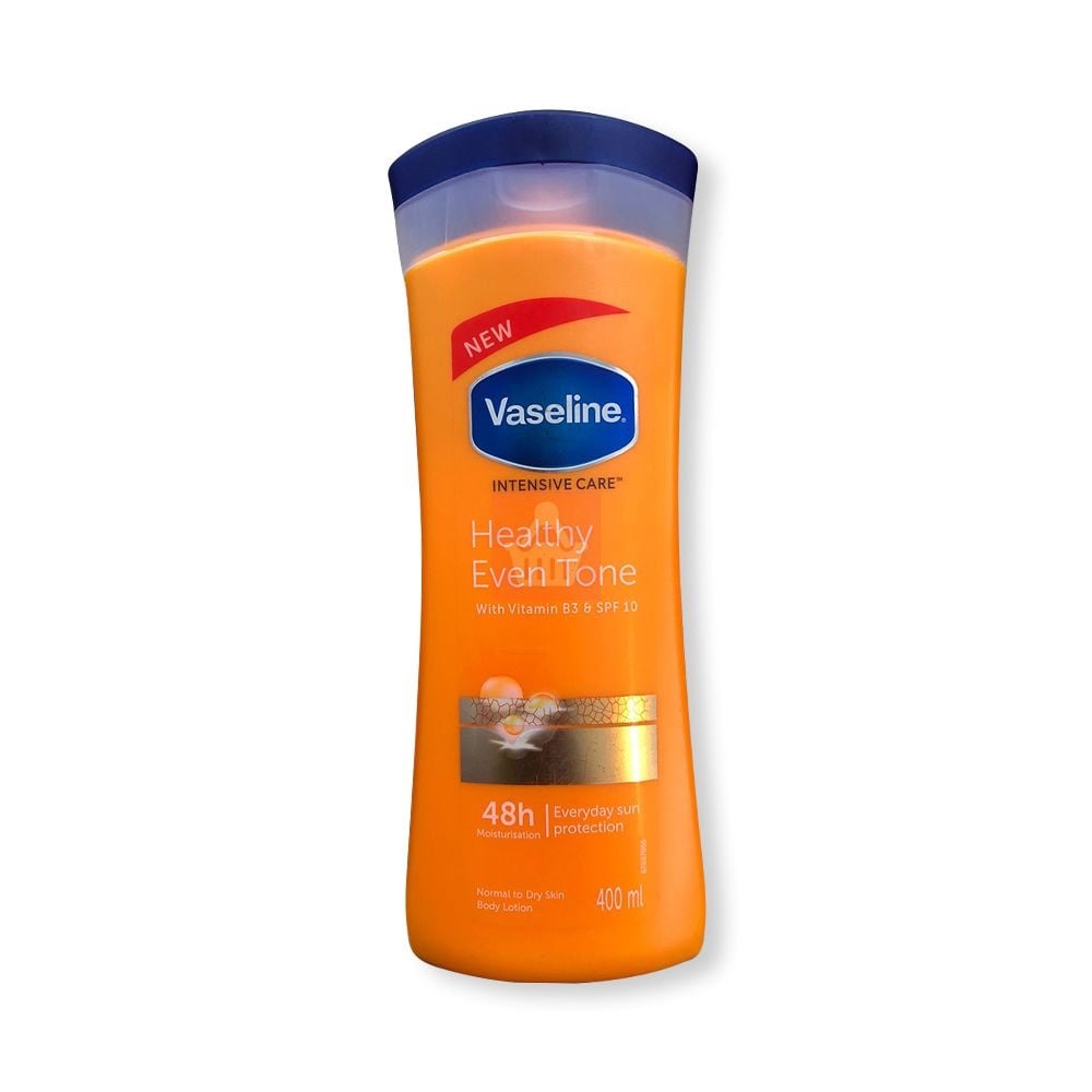 Picture of Any season used International South African Product Vaseline Lotion healthy even tone yellow color for male / female - 400 ml