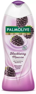 Picture of International Thailand product Skin care Palmolive Gourmet spa Blackberry Mousse shower gel used for male female - 500 ml