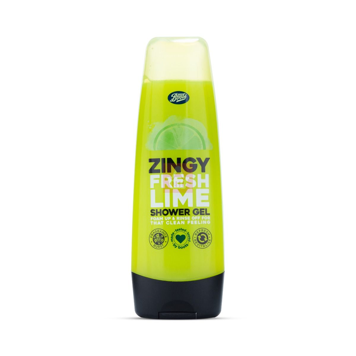 Picture of International Bulgarian product Boots Zingy fresh lime shower gel used for male female - 250 ml