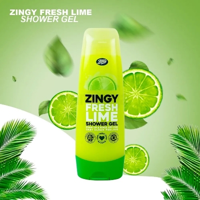 Picture of International Bulgarian product Boots Zingy fresh lime shower gel used for male female - 250 ml