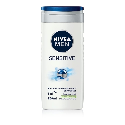 Picture of International Homberg product Nivea Men 3 in 1 shower gel used for male  - 250 ml