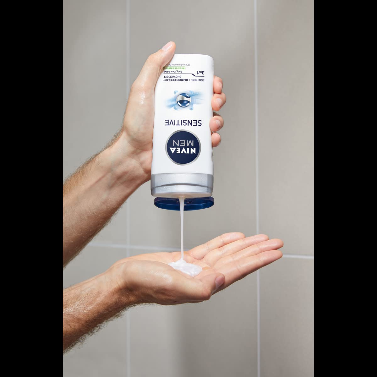 Picture of International Homberg product Nivea Men 3 in 1 shower gel used for male  - 250 ml