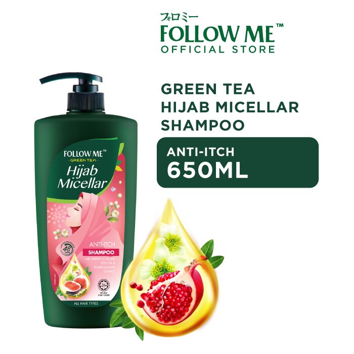 Picture of International Malaysian product Hair care item follow me Hijab Micellar Anti - Itch shampoo - 650 ml