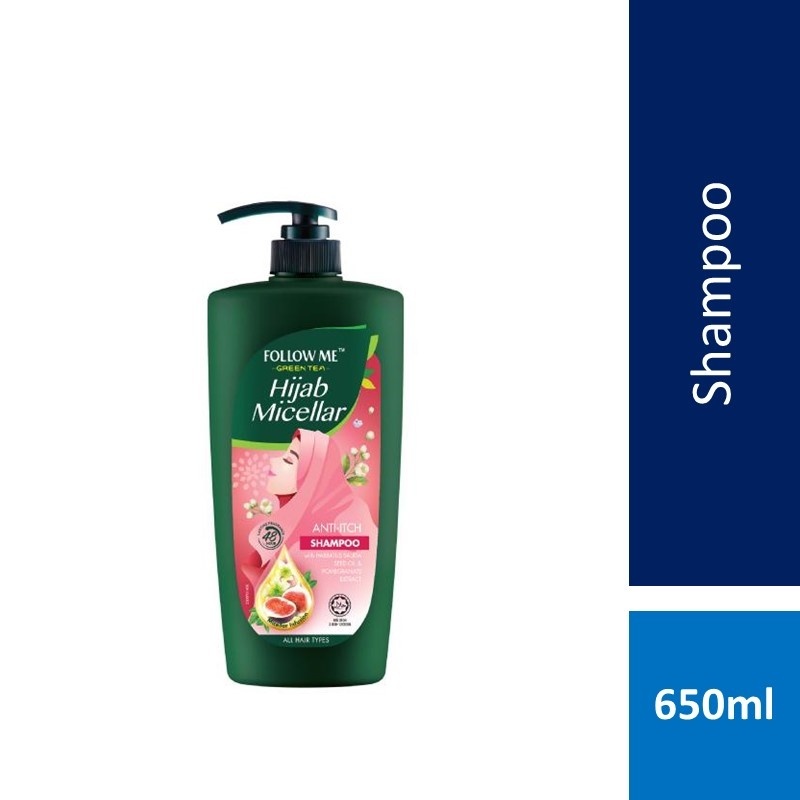 Picture of International Malaysian product Hair care item follow me Hijab Micellar Anti - Itch shampoo - 650 ml