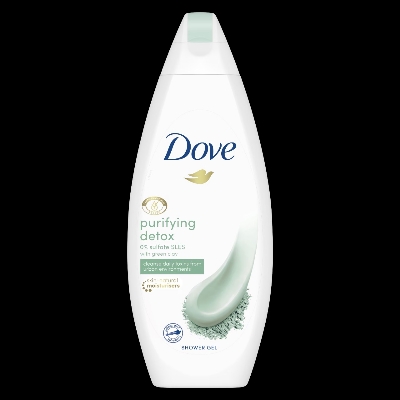 Picture of International European product skin care Dove Purifying shower gel used for male female - 250 ml
