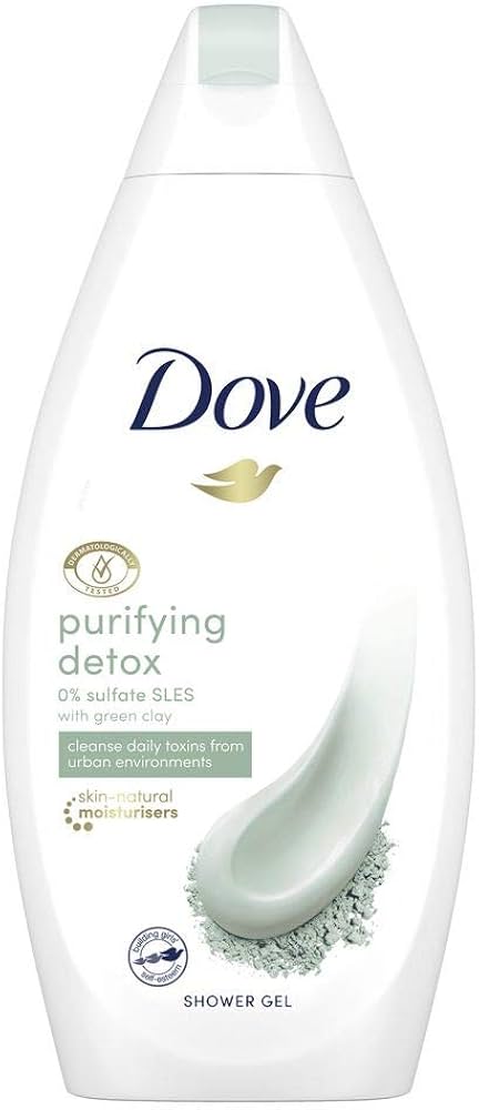 Picture of International European product skin care Dove Purifying shower gel used for male female - 250 ml