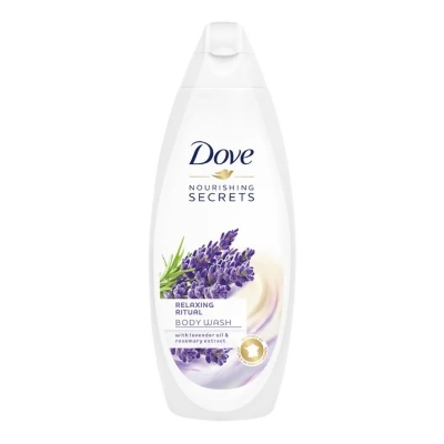 Picture of International European product skin care Dove Relaxing Ritual shower gel used for male female - 250 ml