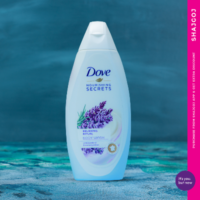 Picture of International European product skin care Dove Relaxing Ritual shower gel used for male female - 250 ml