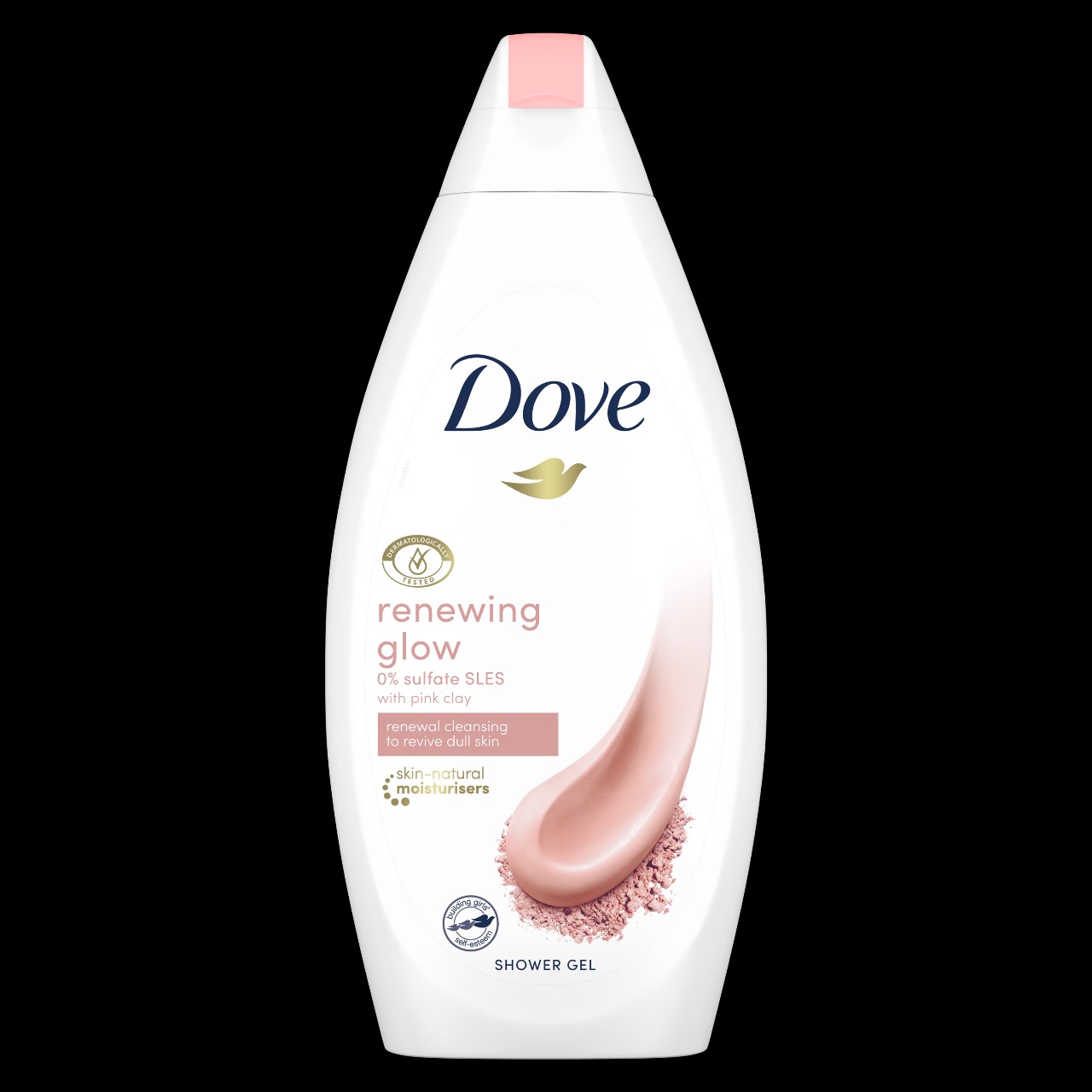 Picture of International European product skin care Dove renewing glow shower gel used for male female - 250 ml