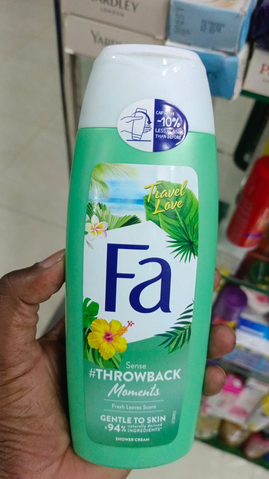 Picture of 250 ml Fa Sense shower gel UAE product used for male female